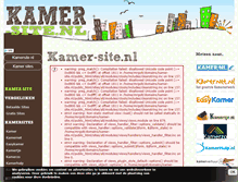 Tablet Screenshot of kamer-site.nl